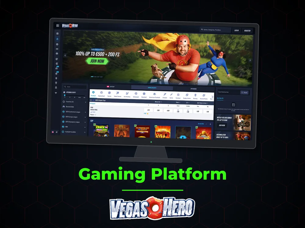Vegas Hero - Gaming Platform