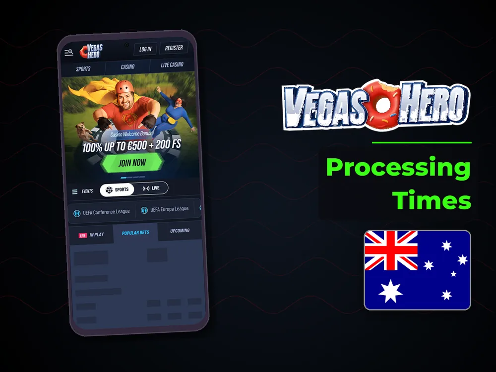 Vegas Hero - Processing Times