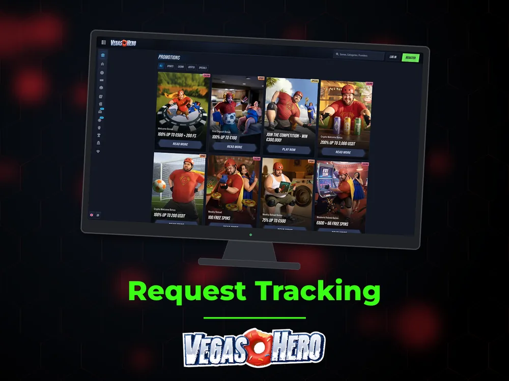 Vegas Hero - Request Tracking