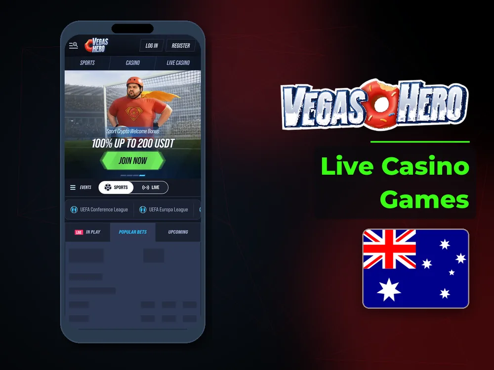 Vegas Hero - Live Casino Games