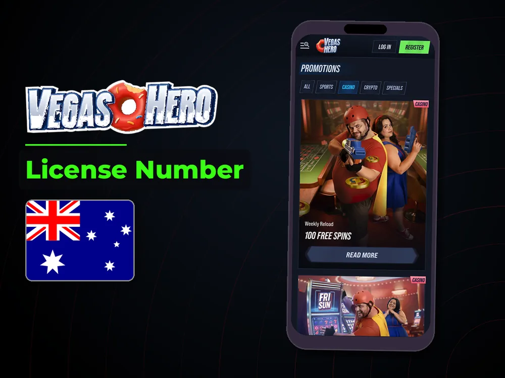 Vegas Hero - License Number