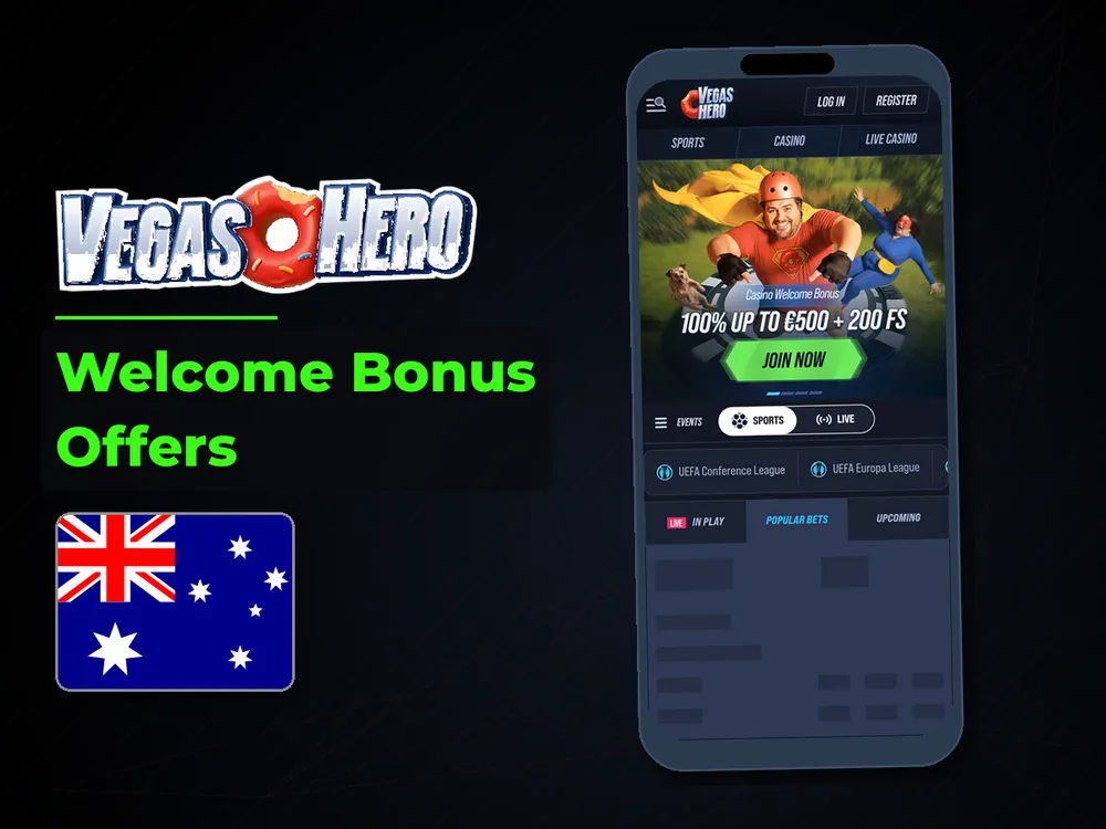 Vegas Hero - Welcome Bonus Offers