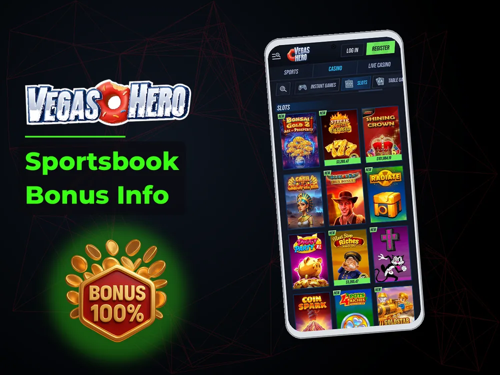 Vegas Hero - Sportsbook Bonus Info