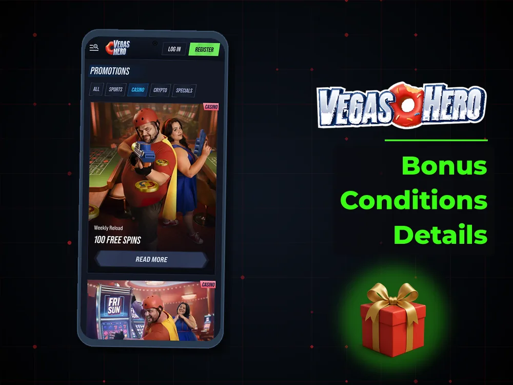 Vegas Hero - Bonus Conditions Details