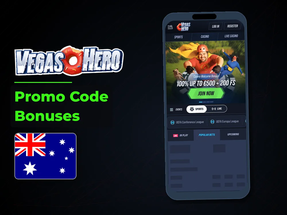 Vegas Hero - Promo Code Bonuses