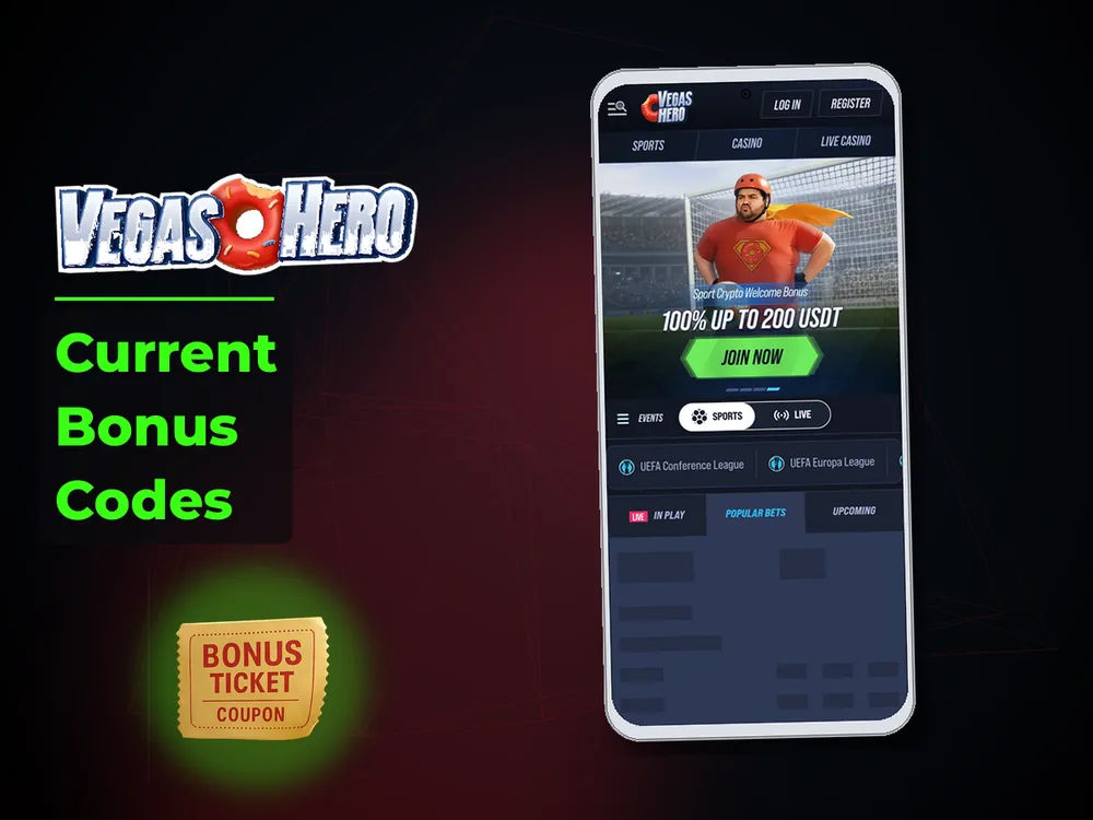 Vegas Hero - Current Bonus Codes