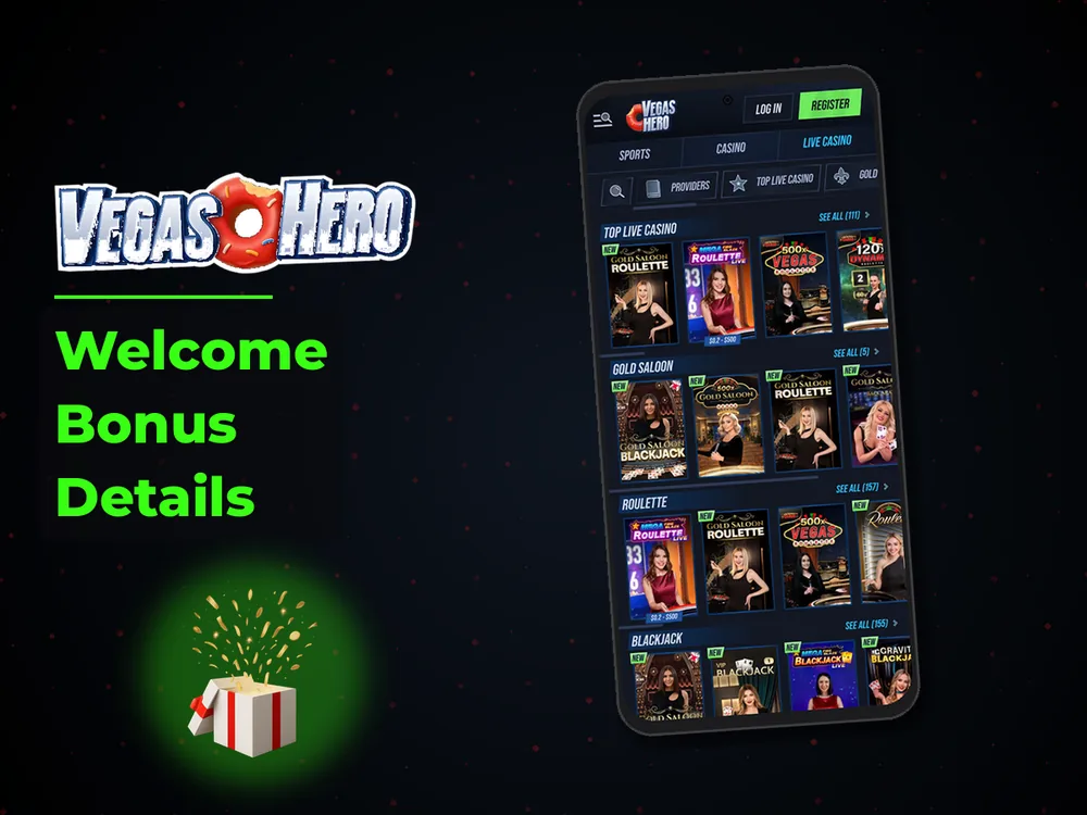 Vegas Hero - Welcome Bonus Details
