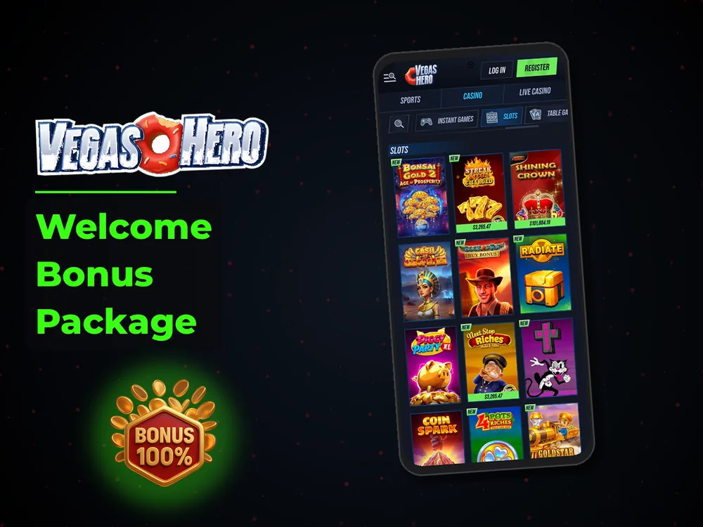 Vegas Hero - Welcome Bonus Package