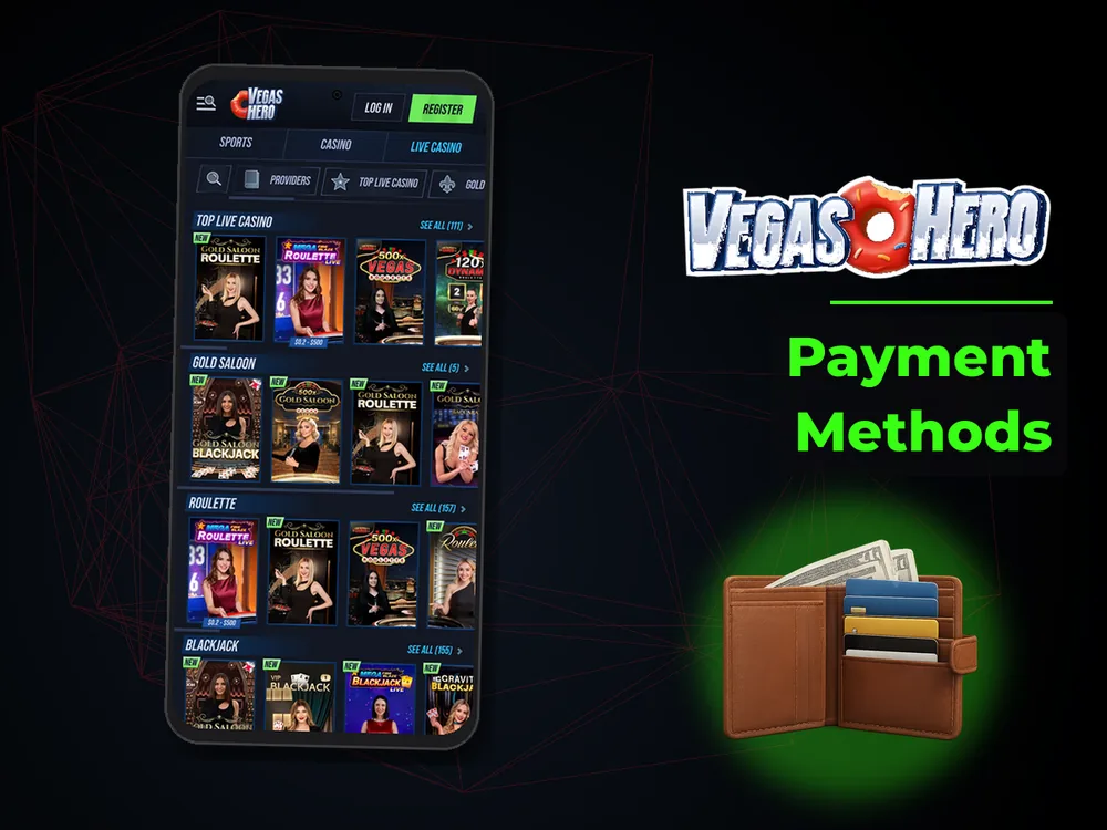 Vegas Hero - Payment Methods