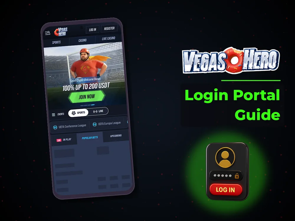 Vegas Hero - Login Portal Guide
