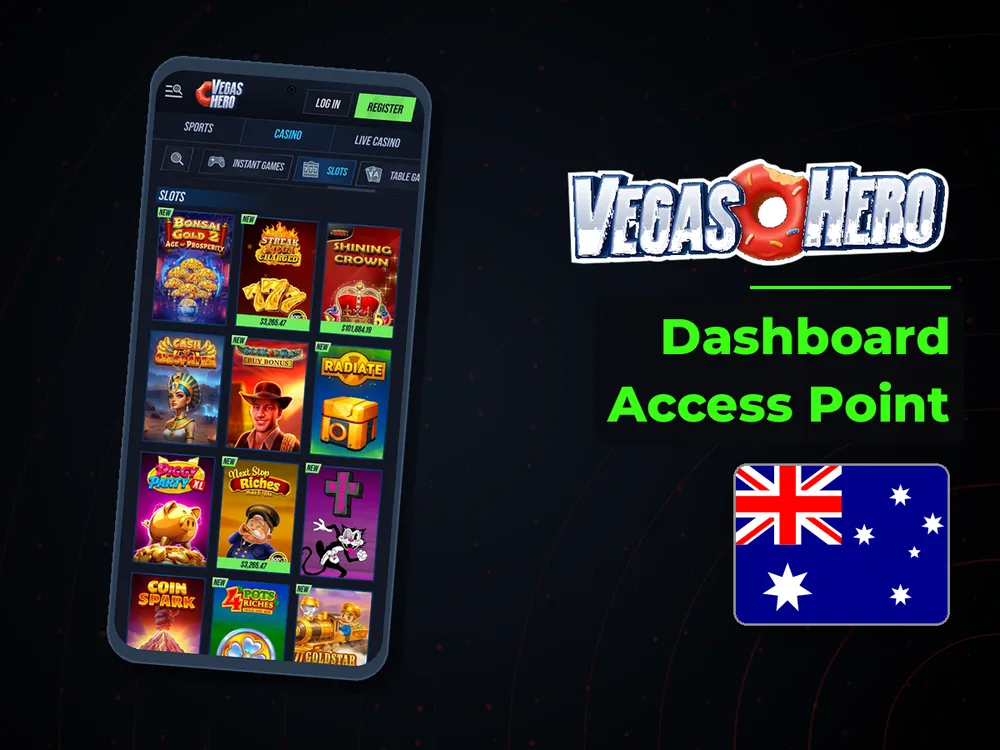 Vegas Hero - Dashboard Access Point