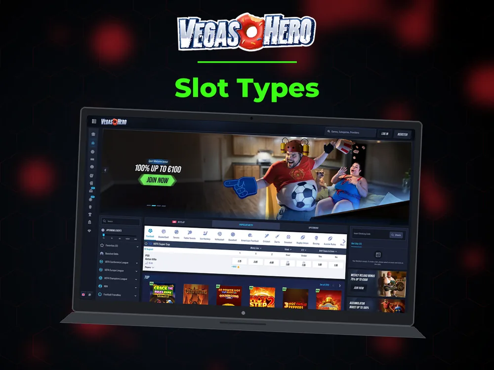Vegas Hero - Slot Types