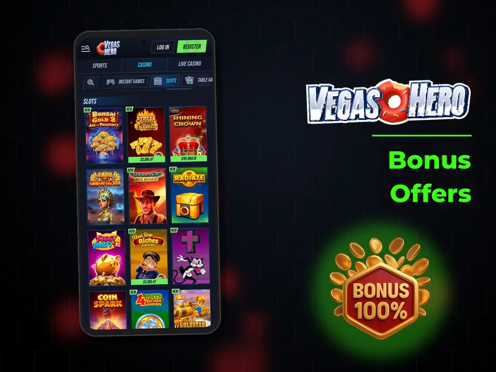 Vegas Hero - Bonus Offers