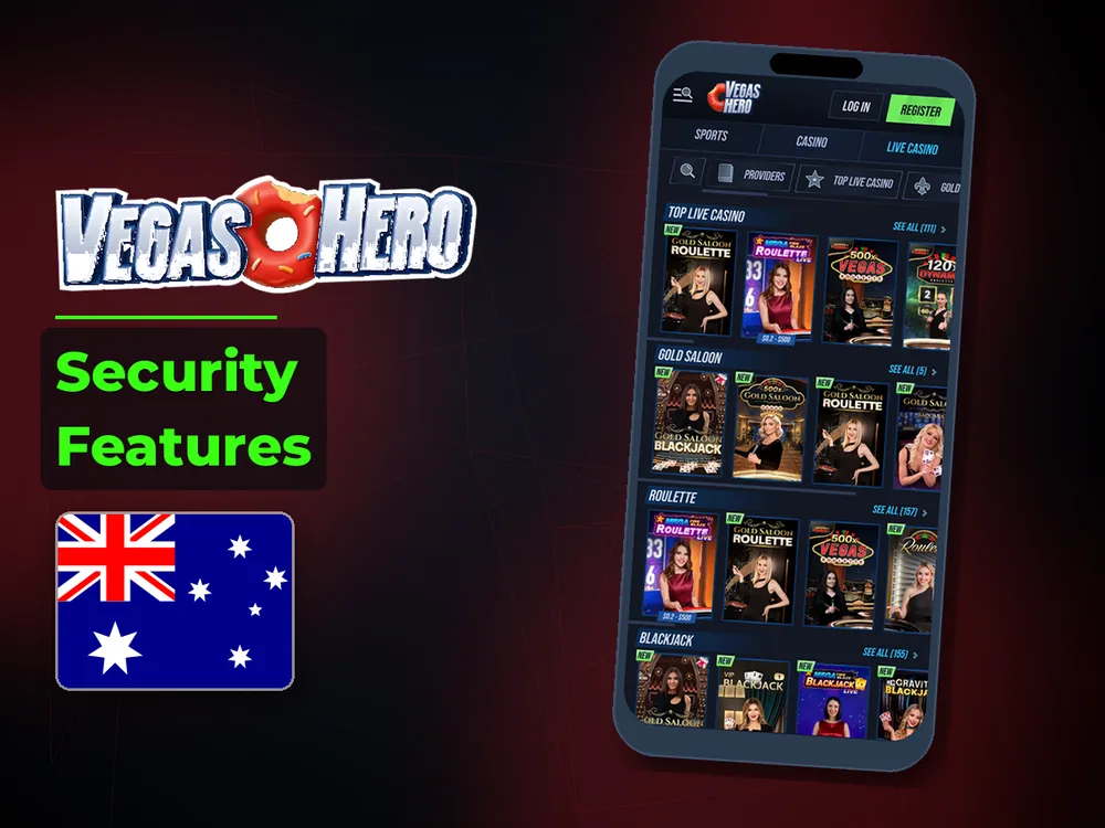 Vegas Hero - Security Features