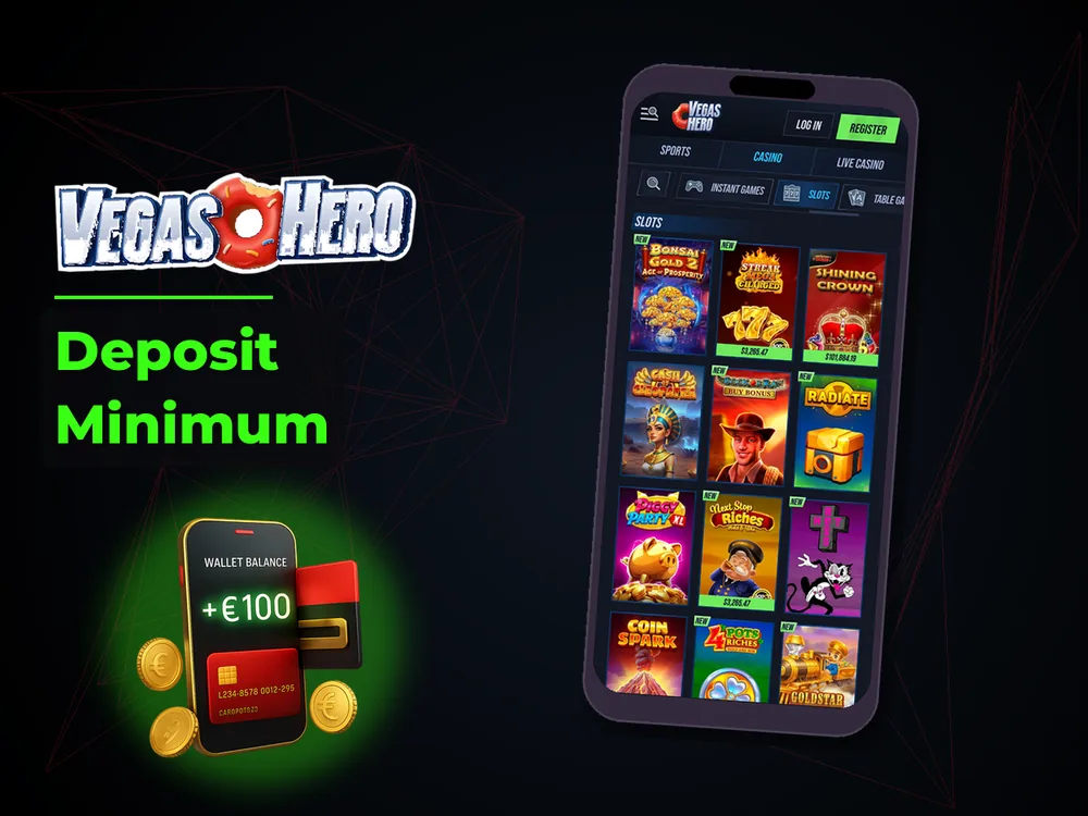 Vegas Hero - Deposit Minimum