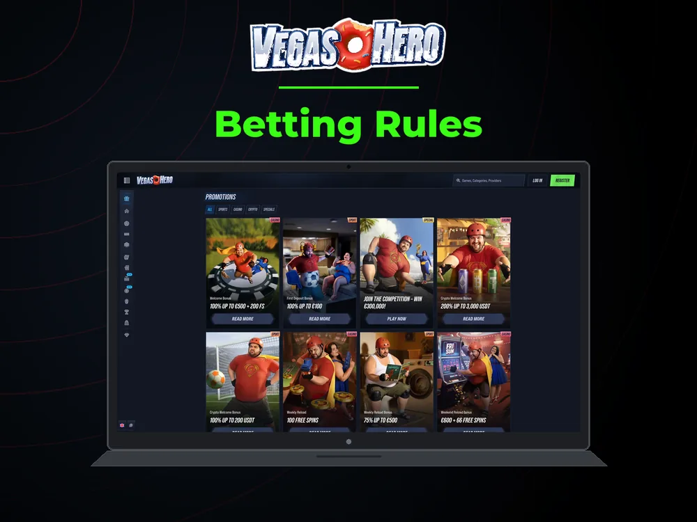 Vegas Hero - Betting Rules